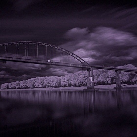 фотограф Антон Талашкa. Фотография "most praz sož (infračyrvonyju fotazdymak)"