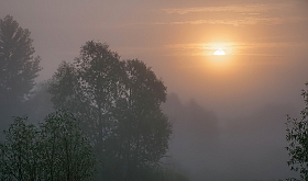 Туманный рассвет | Фотограф Александр Шатохин | foto.by фото.бай