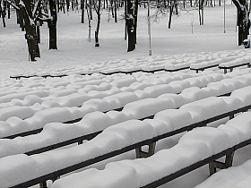 Летний амфитеатр.Зима. | Фотограф Васiлiй Гiciч | foto.by фото.бай