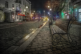 Ночная улица | Фотограф Александр Шатохин | foto.by фото.бай