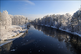 Свислочь зимой | Фотограф Елена Ерошевич | foto.by фото.бай