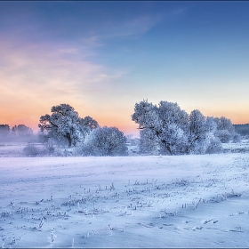 Про зимний рассвет | Фотограф Сергей Шабуневич | foto.by фото.бай