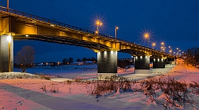 мост  в огнях | Фотограф Александр Есликов | foto.by фото.бай