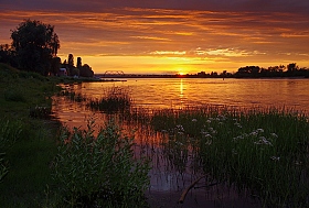 огненный закат | Фотограф Сергей Шляга | foto.by фото.бай