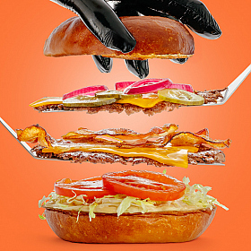 бургер | Фотограф Александр Кузьмин | foto.by фото.бай