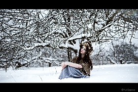 Анастасия в зимнем лесу... | Фотограф Yuli Ezepova | foto.by фото.бай