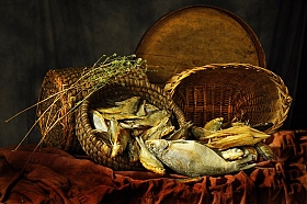 Натюрморт с рыбой | Фотограф Андрей Величкевич | foto.by фото.бай