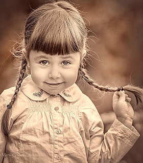 Девочка с косичками | Фотограф Мария Грекова | foto.by фото.бай