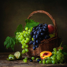 Натюрморт с виноградом | Фотограф Ирина Приходько | foto.by фото.бай