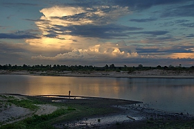Вечер, облака, река... | Фотограф Сергей Шляга | foto.by фото.бай
