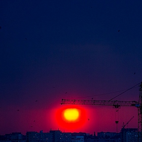 фотограф Svetlana Varabyova. Фотография "Городской закат"