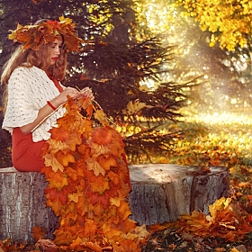 фотограф Алена Супряга. Фотография "Королева Осень"
