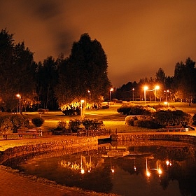 Ночной парк | Фотограф Константин Ковалев | foto.by фото.бай
