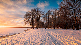 Рассвет на озере Нарочь | Фотограф Сергей Шабуневич | foto.by фото.бай