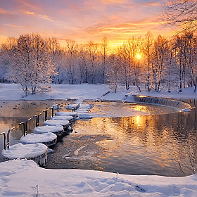 фотограф Дмитрий Голуб. Фотография "Закат в Дроздах"