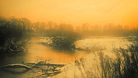 Закат на реке | Фотограф Валерий Козуб | foto.by фото.бай