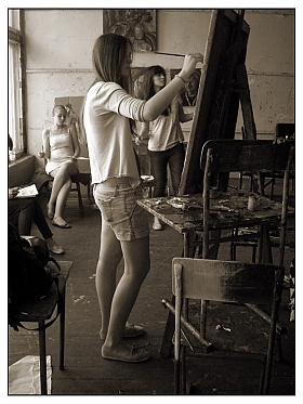 Урок рисования | Фотограф Андрей Дегтярев | foto.by фото.бай
