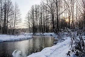 зимний закат | Фотограф Михаил Пестрак | foto.by фото.бай