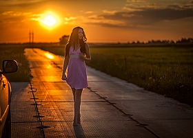 прогулка на закате | Фотограф Дмитрий Бутвиловский | foto.by фото.бай