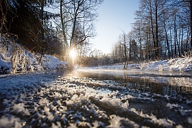 Как замерзают реки | Фотограф Alexander Korsakov | foto.by фото.бай