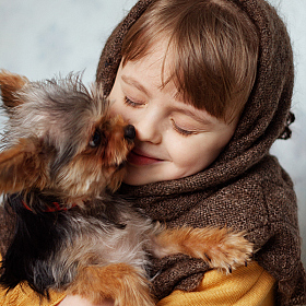 Девочка с собачкой | Фотограф Alena Wasileuskaja | foto.by фото.бай