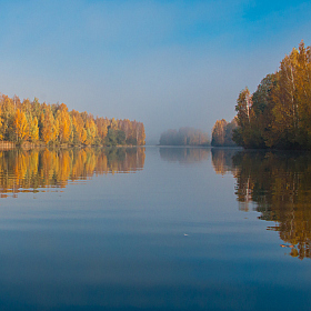 фотограф Александр Есликов. Фотография "на озере  осенью"