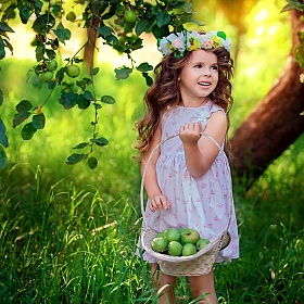 Яблочная принцесса | Фотограф Владимир Бобров | foto.by фото.бай