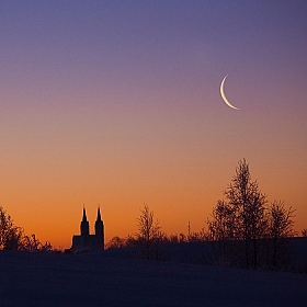 Лунное утро... | Фотограф Станислав Шолох | foto.by фото.бай