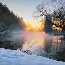 Река и рассвет | Фотограф Сергей Шабуневич | foto.by фото.бай