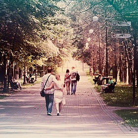 фотограф Андрей Яковлев. Фотография "Прогулка в парке"