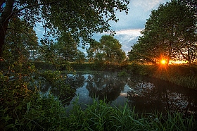 Рассвет на реке | Фотограф Юлия Войнич | foto.by фото.бай