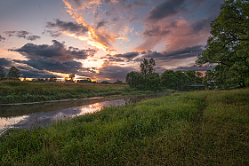 тревожный закат | Фотограф Виталий Полуэктов | foto.by фото.бай