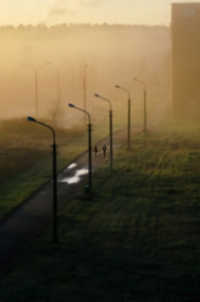 Шагать вдвоем в утренний туман | Фотограф Дарья Крук | foto.by фото.бай