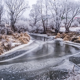 фотограф Любовь Носкова. Фотография "В деревеньке зимой."