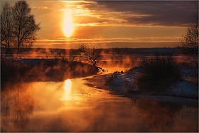 Морозный рассвет | Фотограф Сергей Шабуневич | foto.by фото.бай