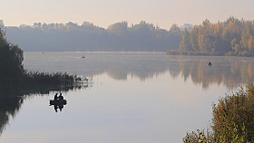 Утро на озере | Фотограф Александр Задёрко | foto.by фото.бай