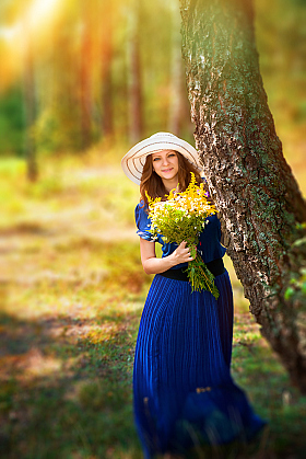 Девушка в шляпке | Фотограф Анна Змушко | foto.by фото.бай