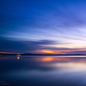 фотограф Дима Карабинов. Фотография "Поздний вечер на минском море"