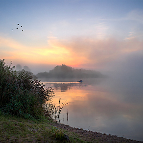 Рыбалка на рассвете | Фотограф Сергей Шабуневич | foto.by фото.бай