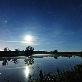 фотограф Стас Аврамчик. Фотография "ночь, река, луны фонарь..."