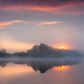 Отражение рассвета | Фатограф Сергей Шабуневич | foto.by фото.бай