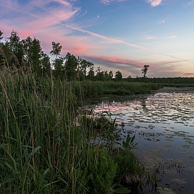 Закат на реке "Бузянка" | Фотограф Руслан Понамарев | foto.by фото.бай
