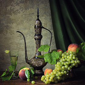 Натюрморт с вином и фруктами | Фотограф Ирина Приходько | foto.by фото.бай