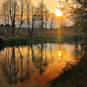 фотограф Светлана Якутик. Фотография "Закат над рекой"