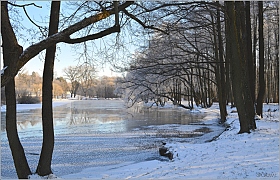 зимняя река | Фотограф Игорь Сафонов | foto.by фото.бай