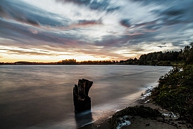 Озеро после заката | Фотограф Александр Чирик | foto.by фото.бай