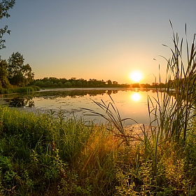 фотограф Александр Плеханов. Фотография "Закат на озере"