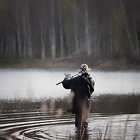 фотограф Юлия Войнич. Фотография "Весенняя рыбалка"