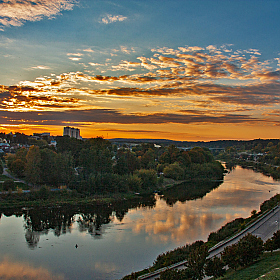 фотограф Александр Архипов. Фотография "Вечер над Неманом."