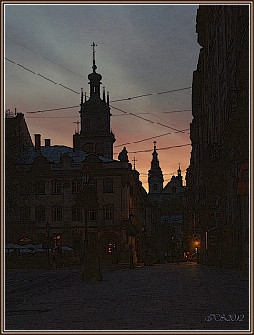 ночь покидает город | Фотограф Игорь Сафонов | foto.by фото.бай
